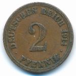 Германия, 2 пфеннига (1914 г.)