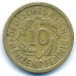 Веймарская республика, 10 рентенпфеннигов (1924 г.)