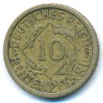 Веймарская республика, 10 рентенпфеннигов (1924 г.)