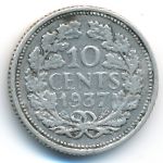 Нидерланды, 10 центов (1928–1944 г.)