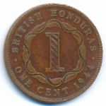 Британский Гондурас, 1 цент (1944–1947 г.)