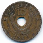 Восточная Африка, 10 центов (1922–1936 г.)