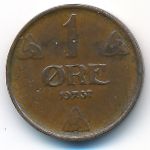 Norway, 1 ore, 1937