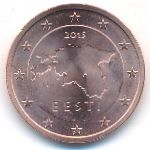 Эстония, 2 евроцента (2015 г.)