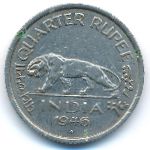 British West Indies, 1/4 rupee, 1946