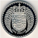 New Zealand, 1 dollar, 1971–1976