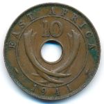 Восточная Африка, 10 центов (1937–1941 г.)