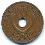 Восточная Африка, 10 центов (1949–1952 г.)