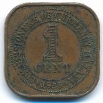 Малайя, 1 цент (1939 г.)