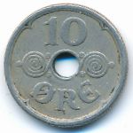 Denmark, 10 ore, 1924