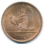 Ireland, 1 penny, 1966