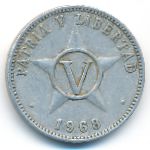Cuba, 5 centavos, 1968
