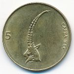 Словения, 5 толаров (1992–2000 г.)