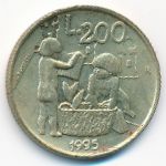 Сан-Марино, 200 лир (1995 г.)