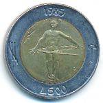 San Marino, 500 lire, 1985