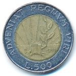 San Marino, 500 lire, 1993