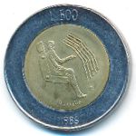 San Marino, 500 lire, 1986