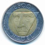 San Marino, 500 lire, 1996