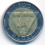 San Marino, 500 lire, 1996
