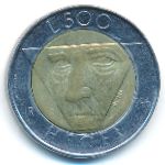 San Marino, 500 lire, 1996