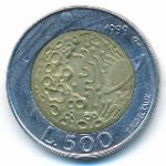 San Marino, 500 lire, 1999