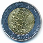 San Marino, 500 lire, 1999