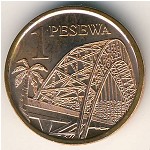 Ghana, 1 pesewa, 2007