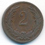 Венгрия, 2 филлера (1901 г.)