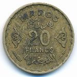 Марокко, 20 франков (1951 г.)