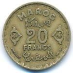 Марокко, 20 франков (1951 г.)