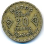 Марокко, 20 франков (1951 г.)