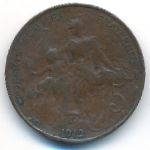 France, 5 centimes, 1912
