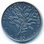 Vatican City, 50 lire, 1974