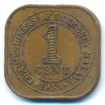 Малайя, 1 цент (1943 г.)