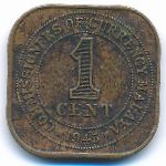 Малайя, 1 цент (1945 г.)