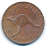 Австралия, 1 пенни (1961 г.)