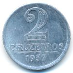 Бразилия, 2 крузейро (1957 г.)