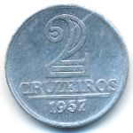 Бразилия, 2 крузейро (1957 г.)