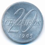 Бразилия, 20 крузейро (1965 г.)