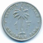 Руанда-Урунди, 1 франк (1957–1960 г.)