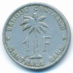 Ruanda-Urundi, 1 franc, 1958