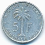 Руанда-Урунди, 5 франков (1958 г.)