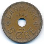Дания, 5 эре (1938 г.)