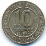 France, 10 francs, 1987