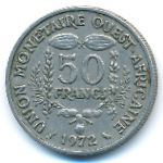 Западная Африка, 50 франков (1972 г.)