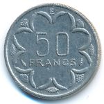 Центральная Африка, 50 франков (1976–1996 г.)