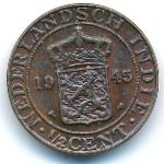 Netherlands East Indies, 1/2 cent, 1945