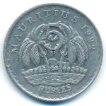 Mauritius, 5 rupees, 1992