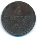 Гернси, 4 дубля (1914&ndash;1918 г.)