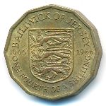 Джерси, 1/4 шиллинга (1966 г.)